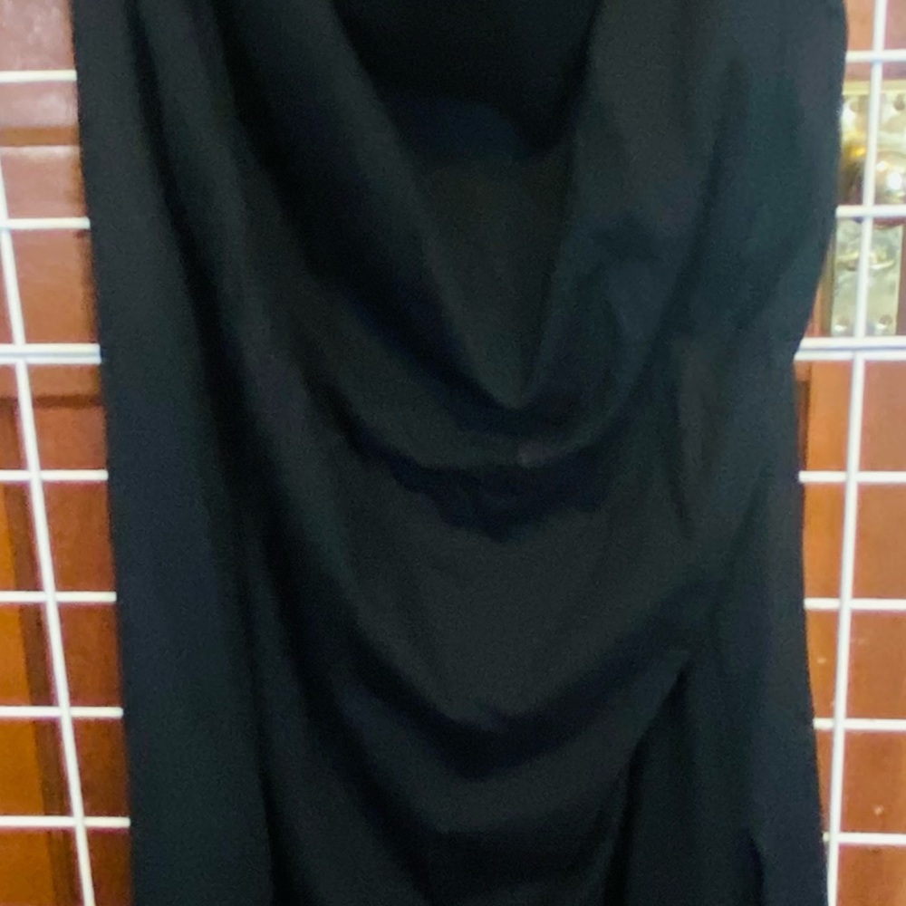 Target Black Draped Dress